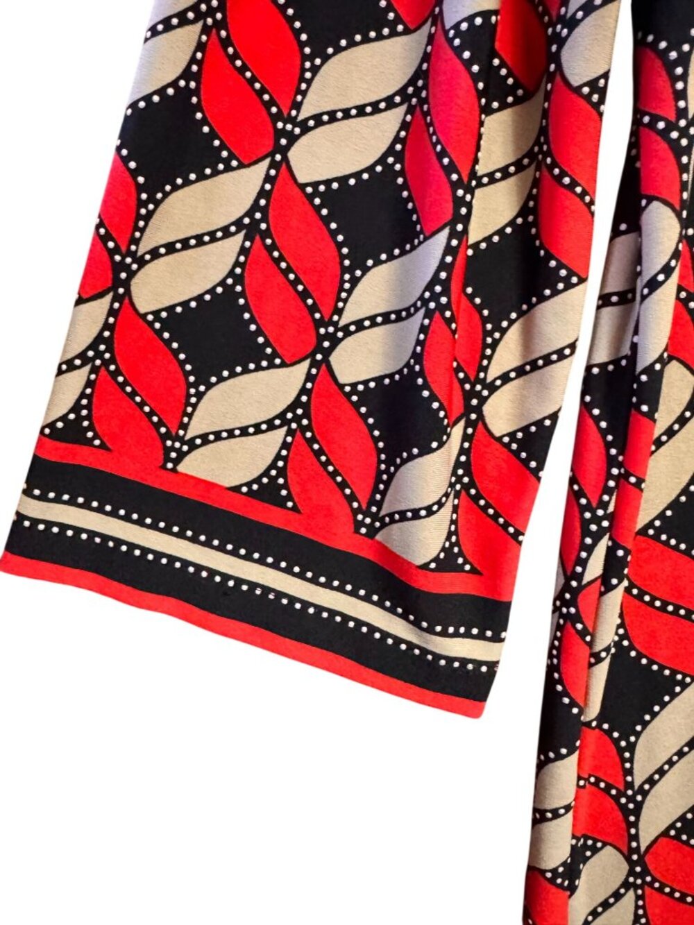 Ruby Rd. Geometric Print 3/4 Sleeve Tunic Top - M - Picture 6 of 11